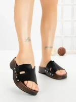 Papuci Dama cu Platforma 2032 BLACK | GALLEVANI