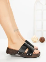 Papuci Dama cu Platforma 2032 BLACK | GALLEVANI