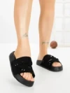 Papuci Dama cu Platforma 2021 BLACK | GALLEVANI