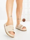 Papuci Dama cu Platforma 2021 BEIGE | GALLEVANI