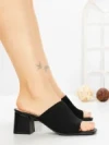 Papuci Dama cu Toc GG-60 BLACK | EMAS