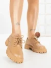 Pantofi Casual Dama PP-9 KHAKI | EMAS