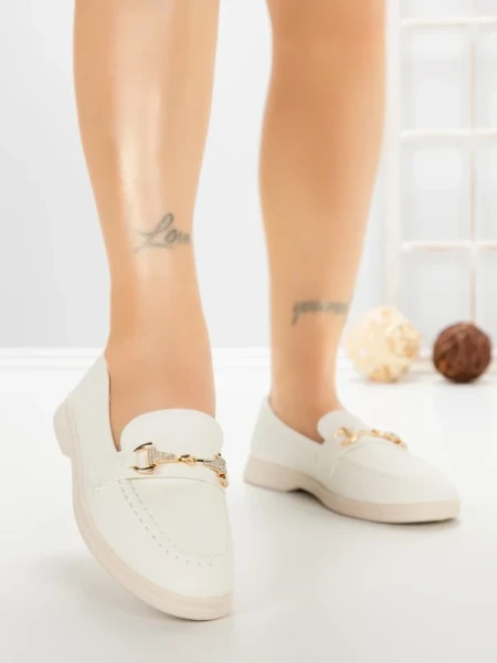 Pantofi Casual Dama EE-21 WHITE | EMAS
