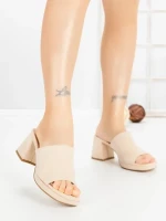 Papuci Dama cu Toc JM170F BEZI | ANNALISE