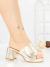 Papuci Dama cu Toc JM170F ORO | ANNALISE