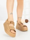 Sandale Dama cu Platforma JM576 KHAKI | ANNALISE