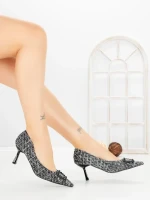 Pantofi Stiletto 88089 BLACK | GOWIN