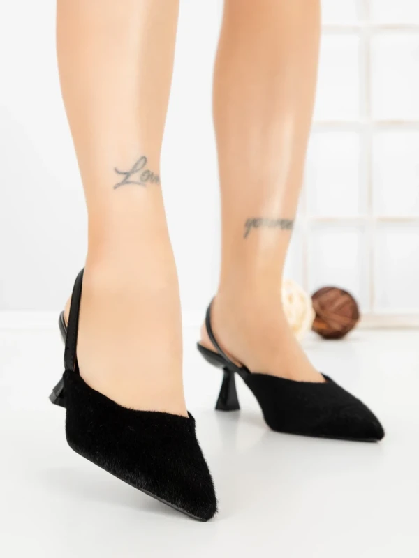 Pantofi Stiletto 88106 BLACK | GOWIN