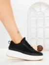 Sneakers Dama 24009 BLACK | GOWIN