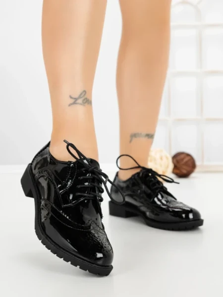 Pantofi Casual Dama J6 BLACK | VIVIRICH