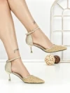 Pantofi Stiletto 588-162 GOLD | CHERIE