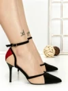 Pantofi Stiletto 588-88 BLACK | CHERIE