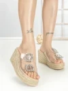 Papuci Dama cu Platforma 1-817 NUDE | VIVIRICH