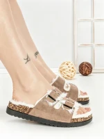 Papuci Dama cu Talpa Joasa WSL-200 KHAKI | STEPHAN