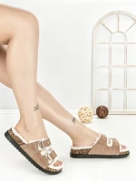 Papuci Dama cu Talpa Joasa WSL-200 KHAKI | STEPHAN