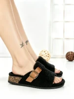 Papuci Dama cu Talpa Joasa H-119 BLACK | STEPHAN