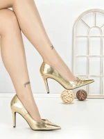 Pantofi Stiletto P-1391 GOLD | STEPHAN