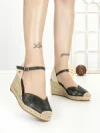 Sandale Dama cu Platforma XG-12 BLACK | STEPHAN