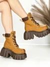 Ghete Dama cu Platforma 0017-39S YELLOW | MEI