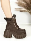 Ghete Dama cu Platforma 0017-39S BROWN | MEI