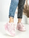 Pantofi Sport Dama din piele naturala 719-2 PINK | PANTOFUL