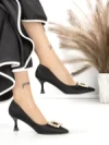 Pantofi Stiletto 588-209 BLACK | CHERIE
