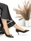 Pantofi Stiletto 588-209 BLACK | CHERIE
