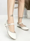 Balerini Dama DH-1136 WHITE | ABLOOM