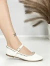 Balerini Dama DH-1136 WHITE | ABLOOM