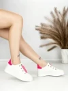 Sneakers Dama HY-285 WHITE-FUCHSIA | ABLOOM