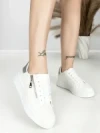 Sneakers Dama BK-56-6 WHITE-SILVER | ABLOOM