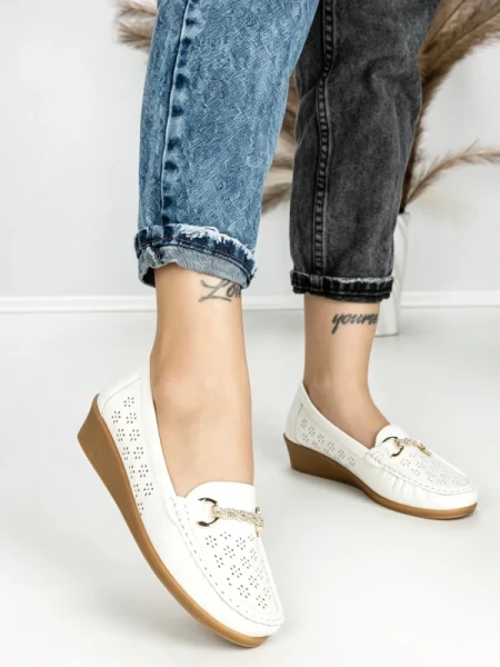 Pantofi Casual Dama JM079 BLANCO | ANNALISE