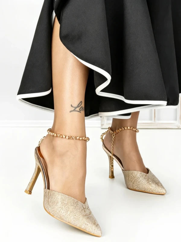 Pantofi Stiletto K712 CHAMPAGNE | ABLOOM