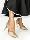 Pantofi Stiletto K702 GOLD | ABLOOM