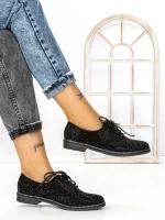 Pantofi Casual Dama JN-669 BLACK | ABLOOM