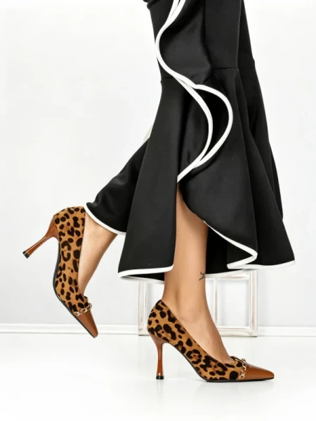 Pantofi Stiletto SY-12 CAMEL | ABLOOM