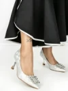 Pantofi Stiletto L8569P SILVER | ABLOOM