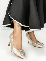 Pantofi Stiletto L8569P CHAMPAGNE | ABLOOM