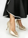 Pantofi Stiletto A7847-1 GOLD | ABLOOM