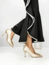 Pantofi Stiletto A7847-1 GOLD | ABLOOM