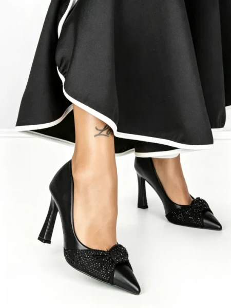 Pantofi Stiletto 77-553 BLACK | CM