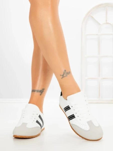 Sneakers Dama XX-71 WHITE-BLACK | EMAS