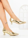Pantofi cu Toc mic JM269E ORO | ANNALISE