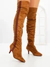 Cizme Dama cu Toc JM2136E CAMEL | ANNALISE