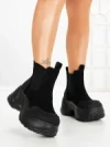 Ghete Dama cu Platforma 7780-30C BLACK | MEI