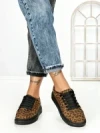 Sneakers Dama 6XJ5 BROWN-LEOPARD | MEI