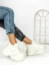 Pantofi Sport Dama cu Platforma 7917-278 WHITE | MEI