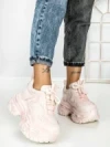 Pantofi Sport Dama cu Platforma 7917-121 PINK | MEI