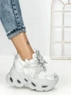 Pantofi Sport Dama cu Platforma 3606 GREY | MEI