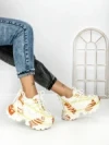 Pantofi Sport Dama cu Platforma 5358-3 YELLOW | MEI